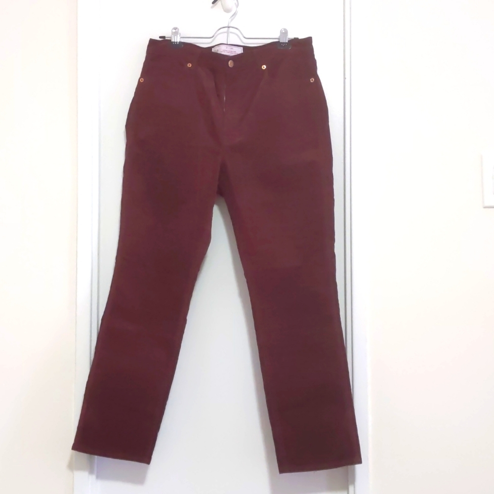Gap maroon/wine color corduroy jeans